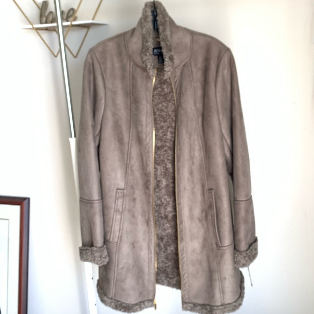 Jones New York Faux Fur Coat